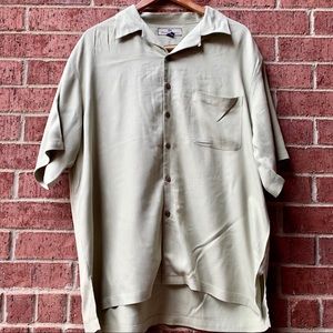 Tommy Bahama Silk Short Sleeve Button Down